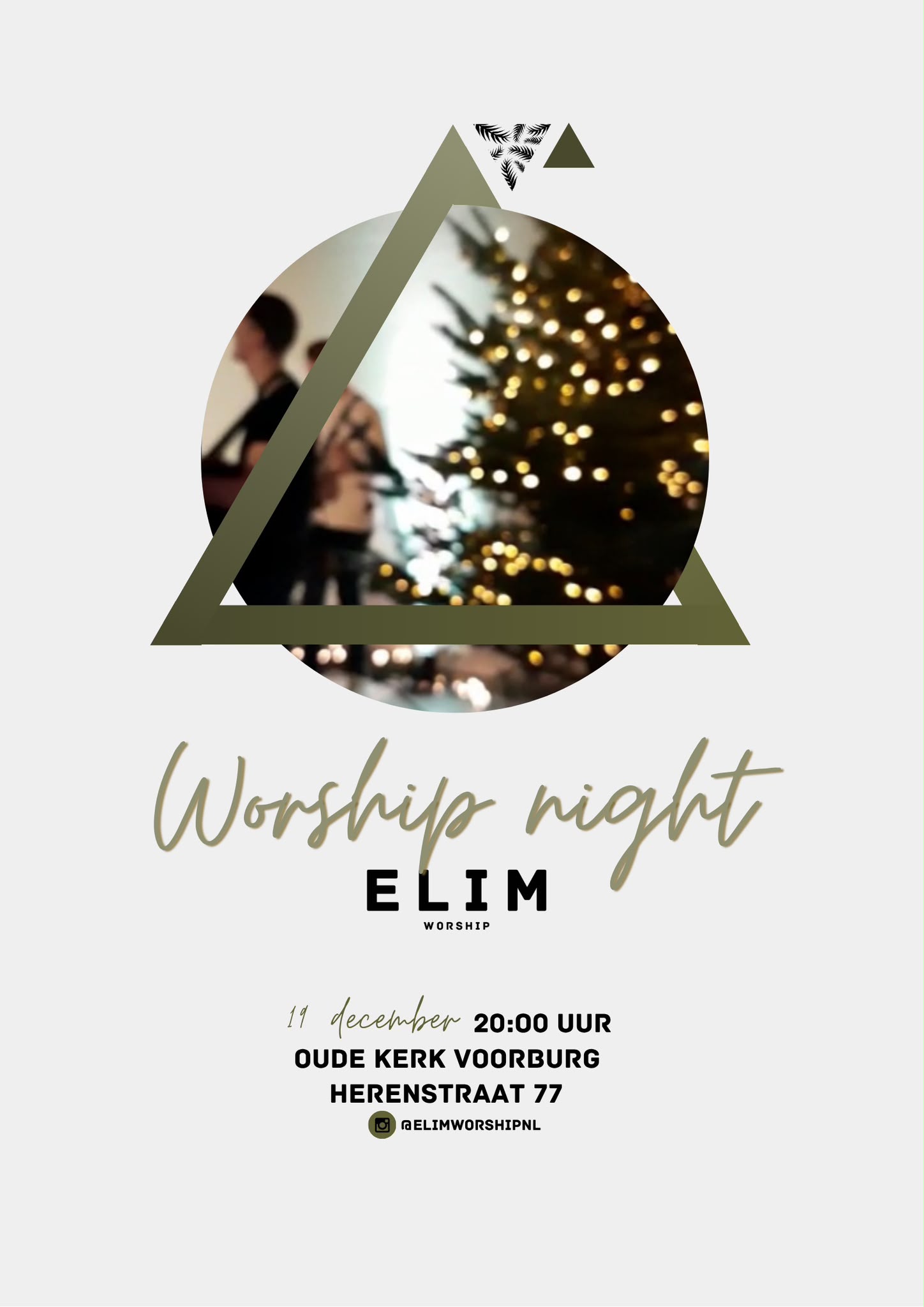 ELIM Worship Night - Kerst - 19 december - Oude Kerk Voorburg
